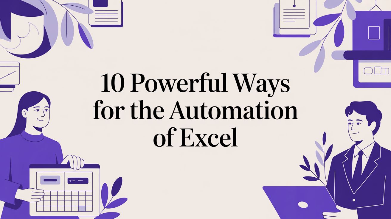 10 Powerful Ways for the Automation of Excel | ElyxAI