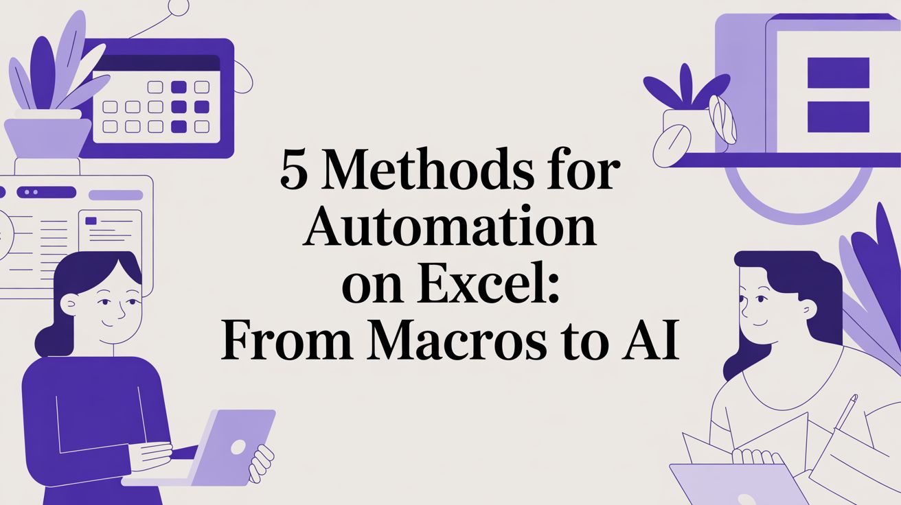 5 Methods for Automation on Excel | ElyxAI