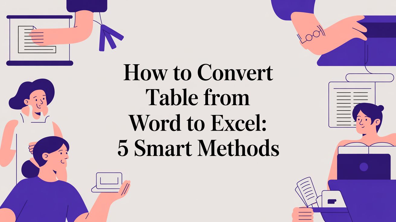 How to Convert Table from Word to Excel | ElyxAI
