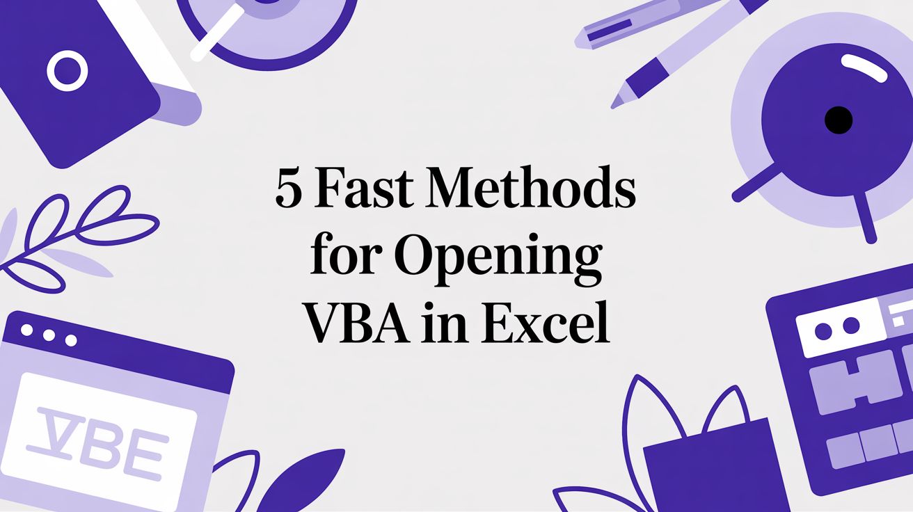 5 Fast Methods for Opening VBA in Excel | ElyxAI